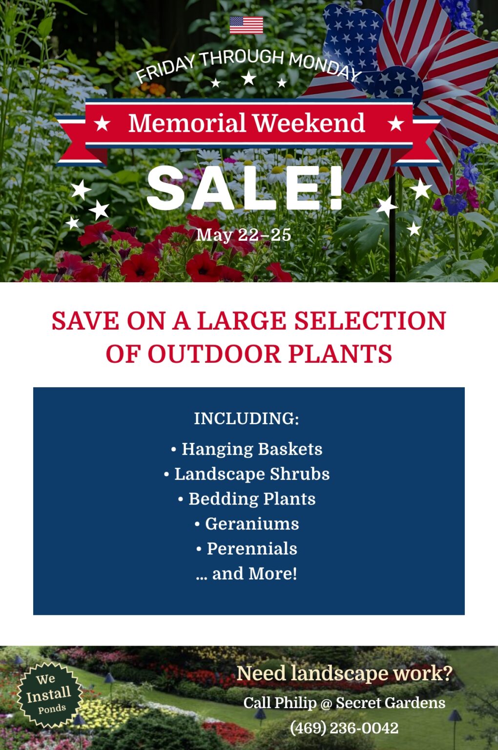 Memorial Day Sale