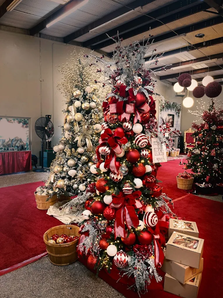 A fully decorated tree from last season