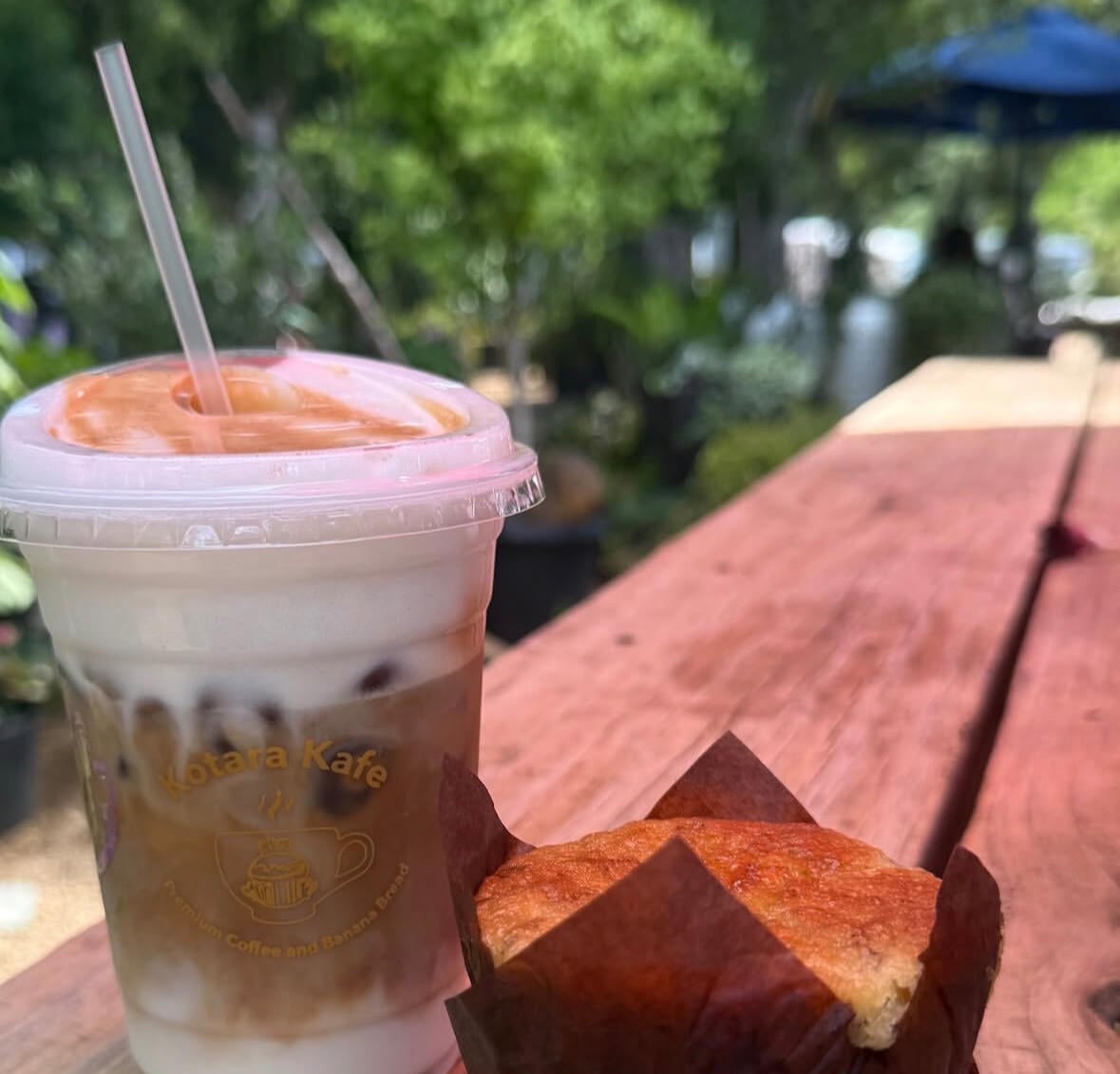 Kotara Kafe coffee and banana bread